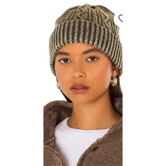 Free People Stormi Washed Cable Beanie - Picture 1 of 5